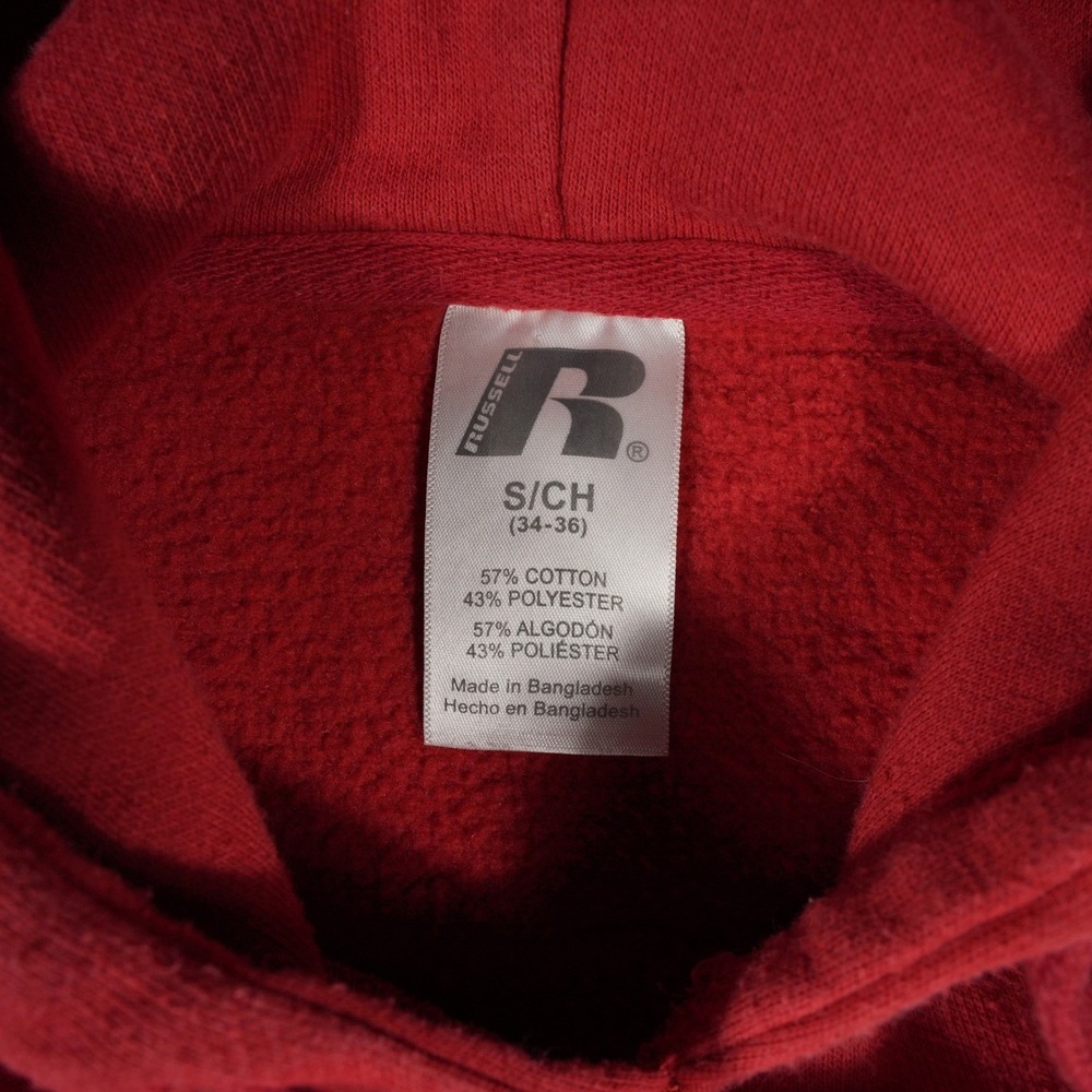 Nebraska Huskers Hoodie Mens Small Russell University of Nebraska Red Pullover‎ - Picture 3 of 9